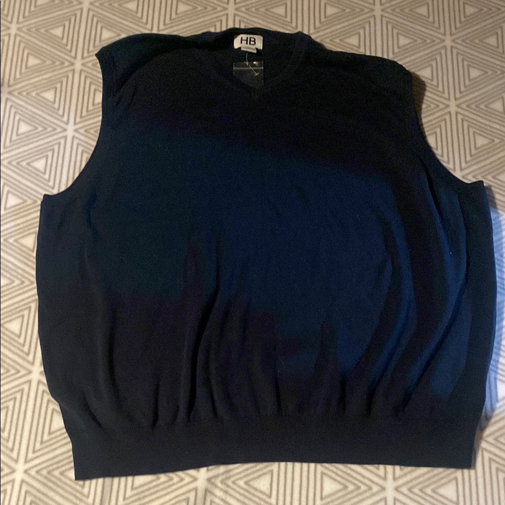 Harbor Bay Blue V-Neck Sweater‎ Classic Style